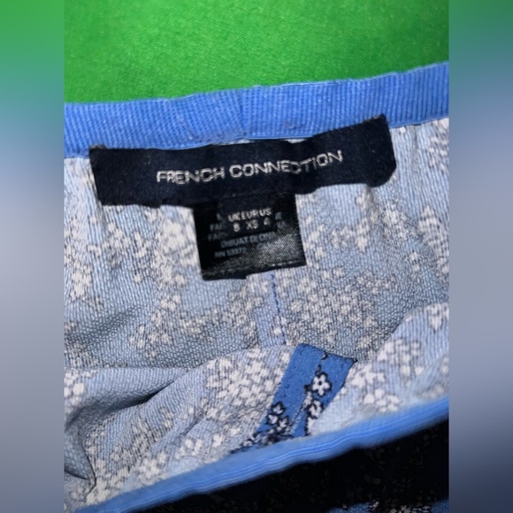 French Connection Floral Blue Maxi Skirt size XS - Picture 4 of 6